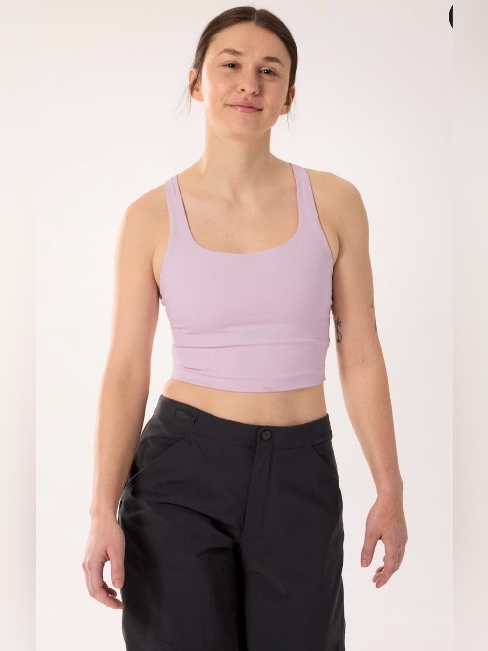 Arc’teryx Women's Medium Soria Racerback Tank Pink Glow NWT Trail Run Yoga - Picture 7 of 9